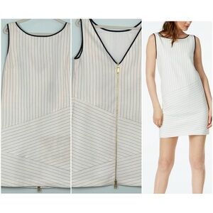 Rachel Zoe Isadora Sheath Dress With V-Back and Exposed Gold Zipper